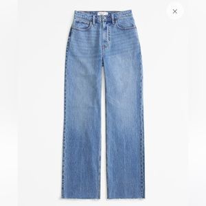 Abercrombie curve love high rise 90s relaxed jean size 30 long